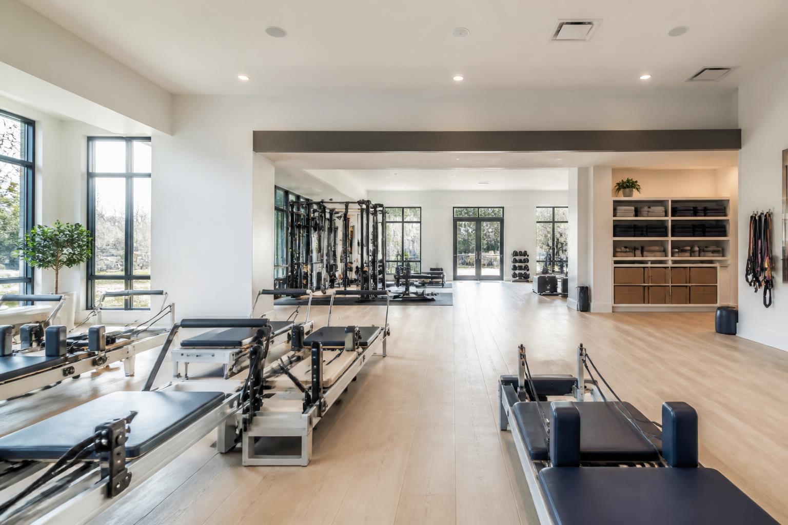 Bright and immaculate Pilates studio